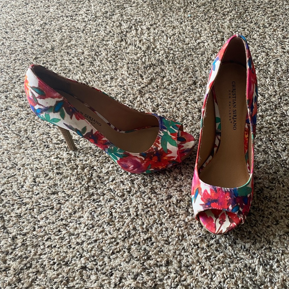 Floral Heels